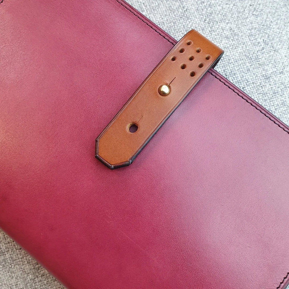 Laurel handmade refillable leather journal from Hands of Tym, featured in the 2026 gift guide