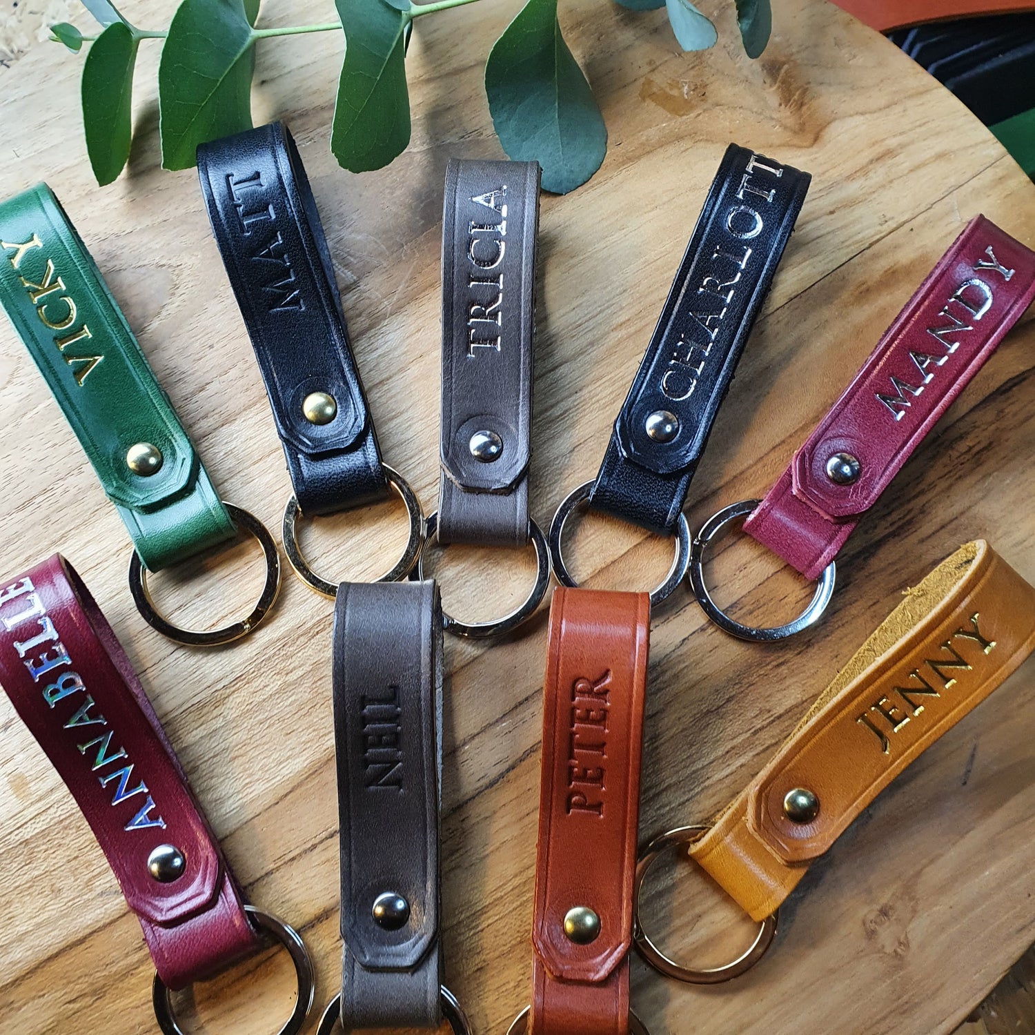 Leather Keyrings