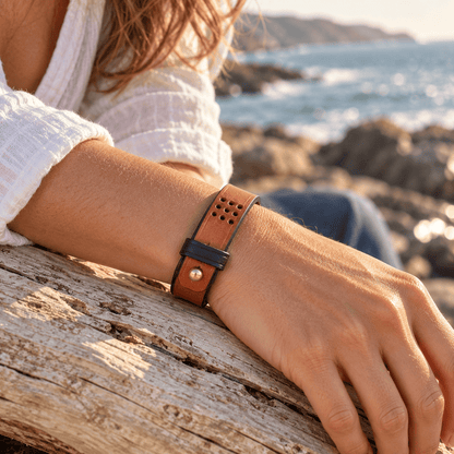 Hands of Tym Bracelets 'Hawthorn' The Bespoke Handmade Leather Bracelet