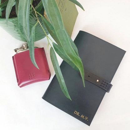 Hands of Tym Notebooks & Notepads 'Laurel' The Bespoke Handmade Luxury Leather Notebook Journal A5 standard