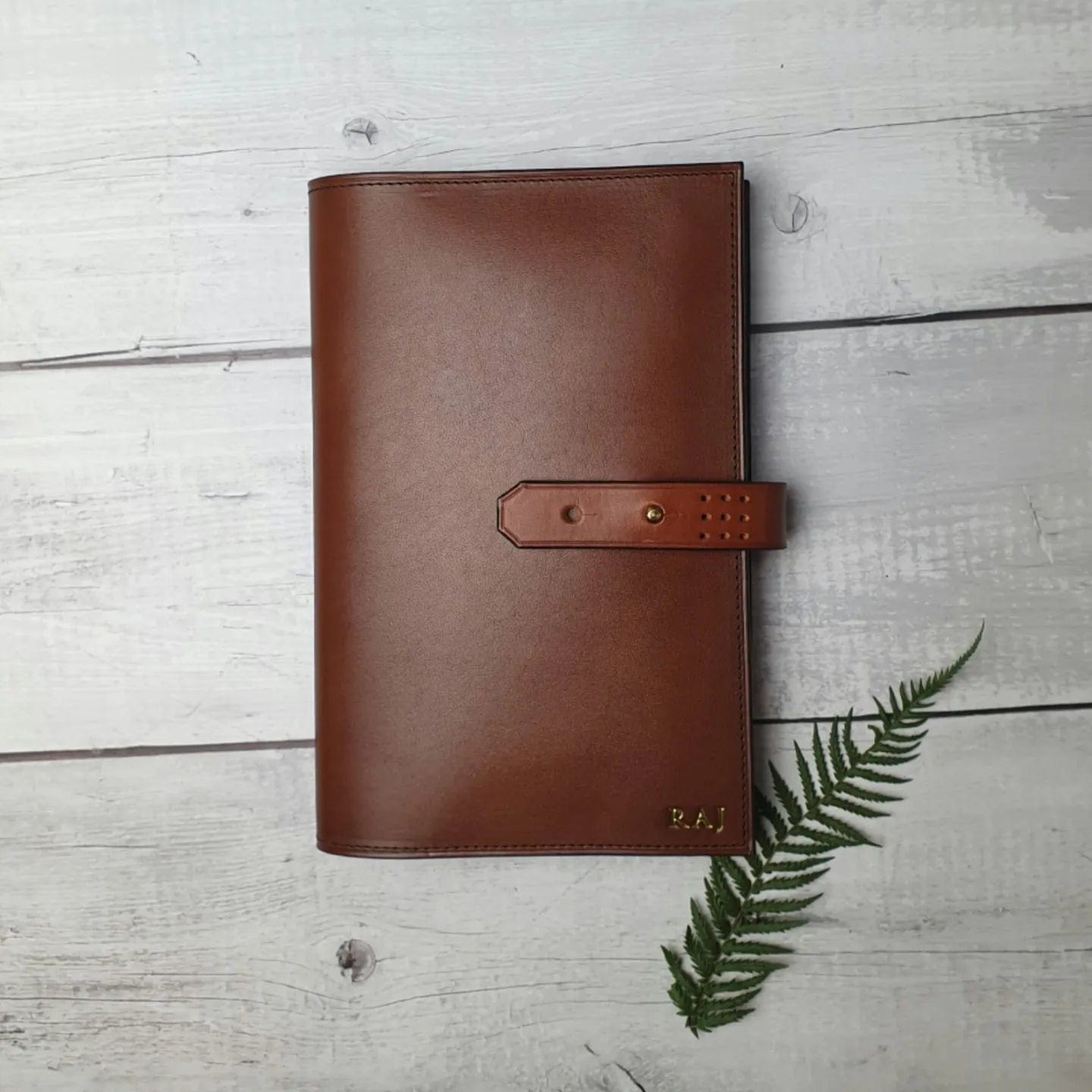 Hands of Tym Notebooks & Notepads 'Laurel' The Bespoke Handmade Luxury Leather Notebook Journal A5 standard