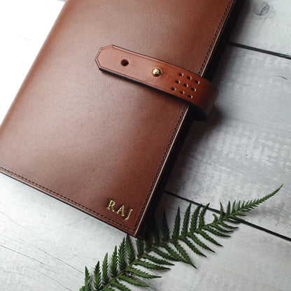 Hands of Tym Notebooks & Notepads 'Laurel' The Bespoke Handmade Luxury Leather Notebook Journal A5 standard