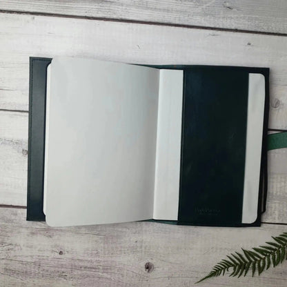 Hands of Tym Notebooks & Notepads 'Laurel' The Bespoke Handmade Luxury Leather Notebook Journal A5 standard
