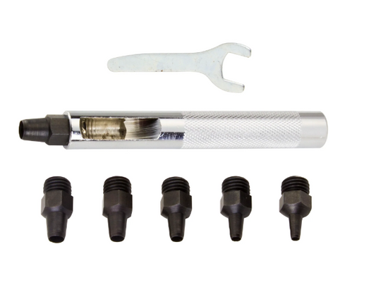 Hands of Tym Punches & Awls 8-Piece Mini Round Hole Punch Set for Leathercraft