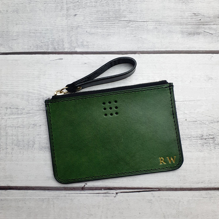 Hands of Tym Wallets & Money Clips 'Birch Mini' The Bespoke Handmade Leather Zip Top Purse