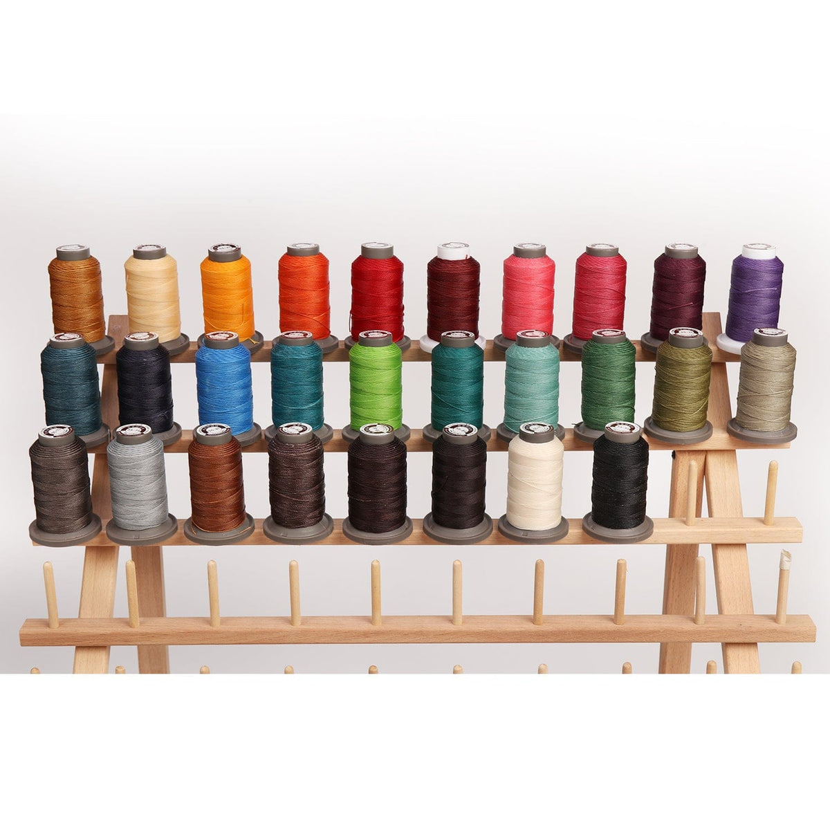 Wuta Tools and Supplies 100% polyester waxed thread - 0.55 mm diameter for leather crafting