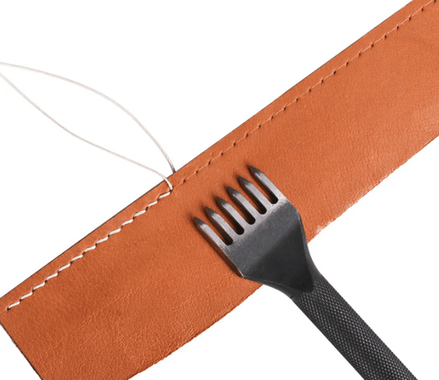 Wuta Tools and Supplies Diamond Black Iron Leather Chisel Leather Craft Hole Punch Tools