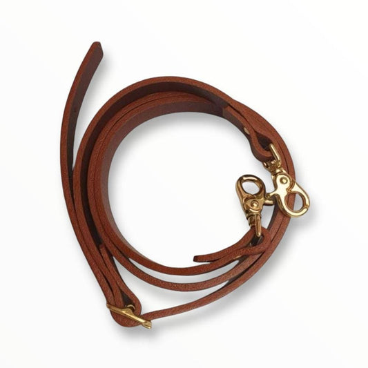 Hands of Tym Bag Adjustable Vegetable Tanned Leather Bag Strap with buckle and clips