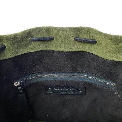 Hands of Tym Bag 'Hazel' Bespoke Handmade Soft Suede Medium Bucket Bag