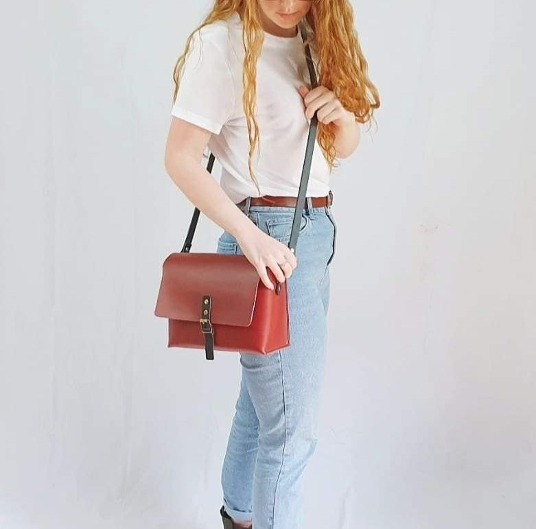 DIY Leather Bag Kit - Cross Body Satchel To Make at Home