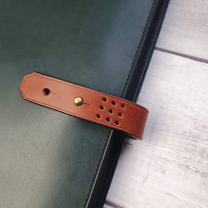 Hands of Tym Notebooks & Notepads 'Laurel Sketch' The Bespoke Handmade Luxury Leather Sketchbook A4 A5 Landscape