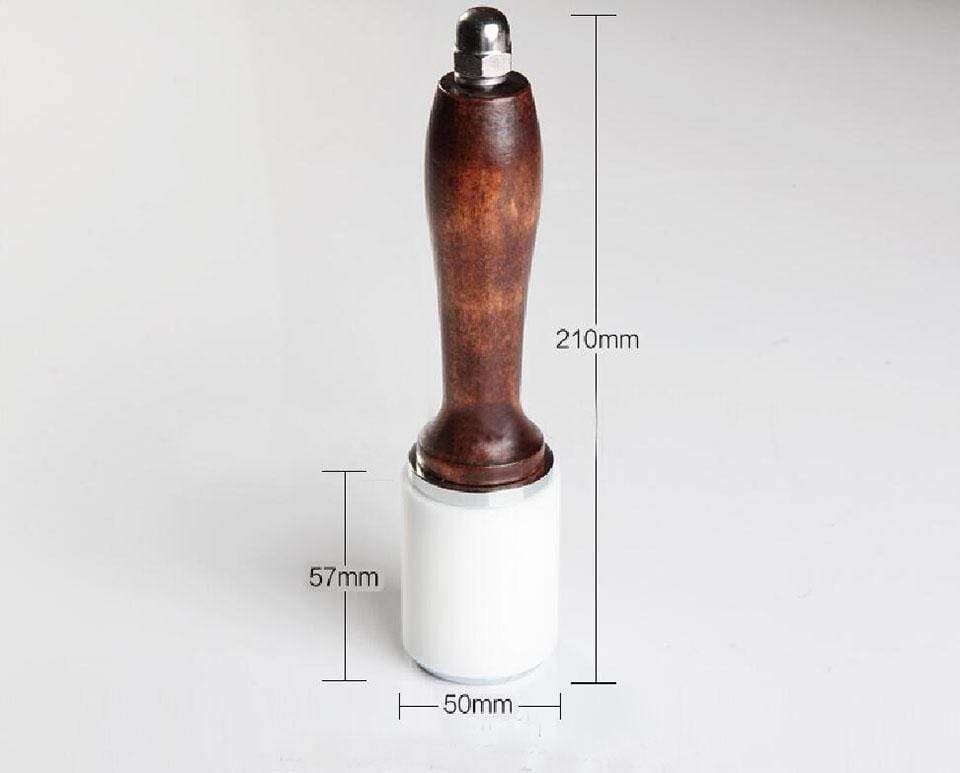 Hands of Tym Professional Leather Nylon Hammer with Wooden Handle for Leathercraft Punching