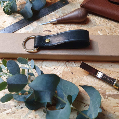 Hands of Tym 'Samara' The Personalised Handmade Leather Keyring