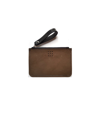 Hands of Tym SLG 'Birch Mini' The Bespoke Handmade Leather Zip Top Purse