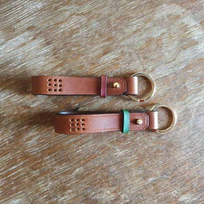 Hands of Tym SLG 'Sycamore' The Bespoke Handmade Leather Key Ring