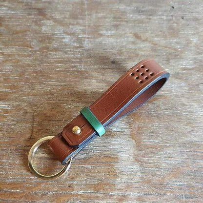 Hands of Tym SLG 'Sycamore' The Bespoke Handmade Leather Key Ring