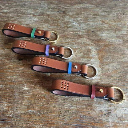Hands of Tym SLG 'Sycamore' The Bespoke Handmade Leather Key Ring