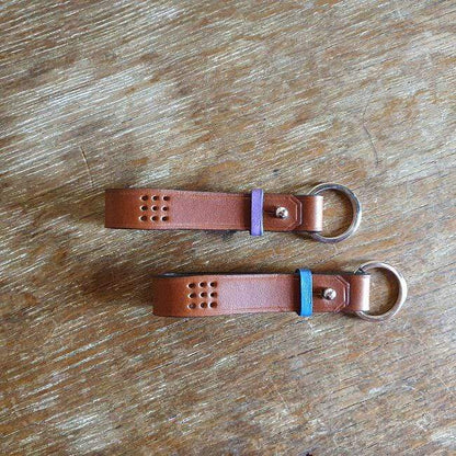 Hands of Tym SLG 'Sycamore' The Bespoke Handmade Leather Key Ring