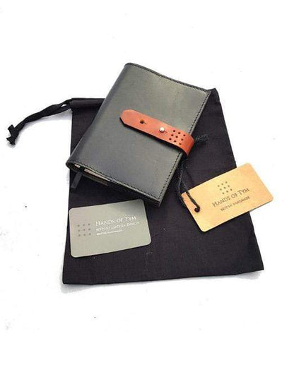 Hands of Tym stationery 'Laurel' The Bespoke Handmade Luxury Leather Notebook / Diary A4